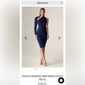 Alieva, Sz L, Navy, Sexy tight dress, like new!